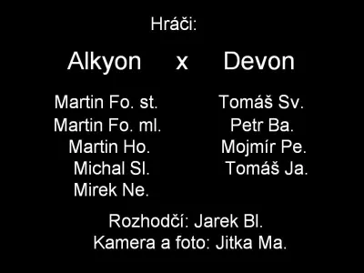 Fotbal Alkyon x Devon, fotografie 3