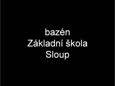 Bazén ZŠ Sloup, fotografie 1
