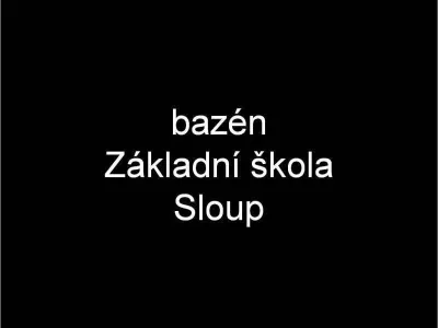 bazén ZŠ Sloup, fotografie 1