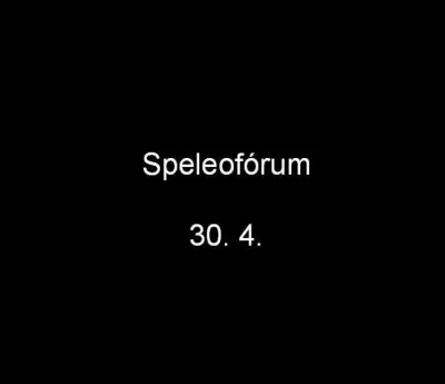 Speleofórum, fotografie 1