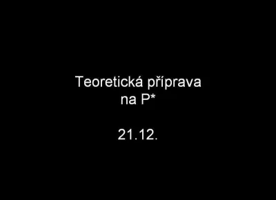 Teoretická příprava, fotografie 1