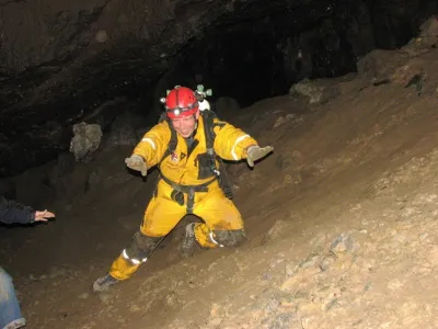 Ponor v jeskyni, fotografie 8
