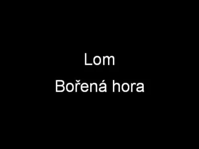 Lom Bořená hora, fotografie 1