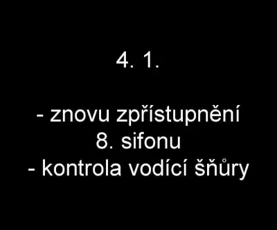 NAM šachta Broušek - 8. sifon, fotografie 2