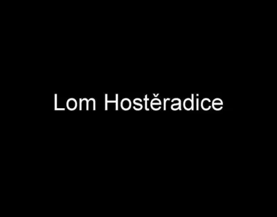 Lom Hostěradice, fotografie 1
