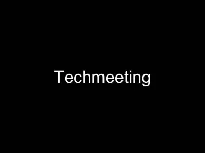 Techmeeting, fotografie 1