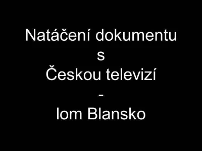 Natáčení ČT - lom Blansko, fotografie 1