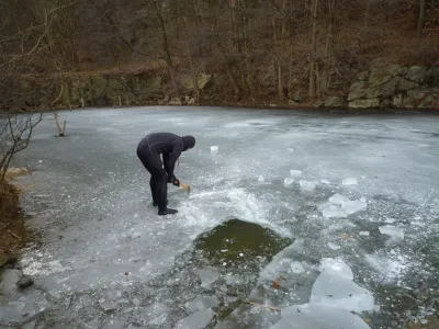 Natáčení ČT - lom Blansko, fotografie 17