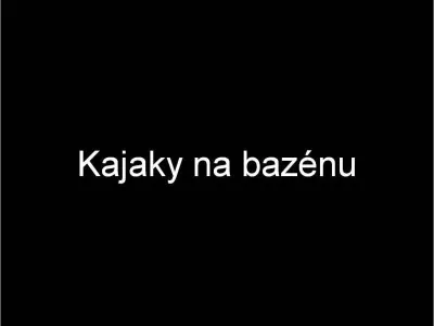Kajaky na bazénu, fotografie 1