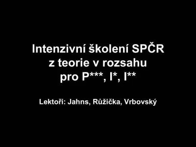 Školení SPČR, fotografie 1