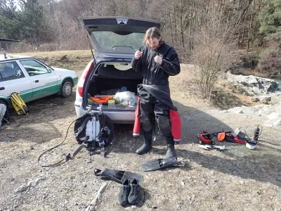 Lom Blansko - pod ledem, fotografie 154