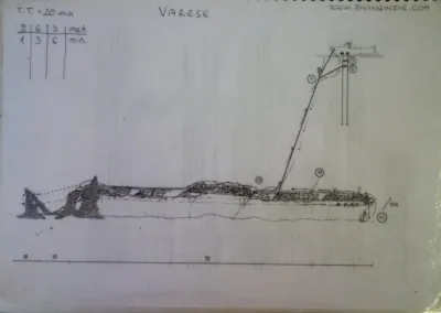 Vrak lodi Varese - HR, fotografie 11