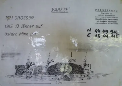 Vrak lodi Varese - HR, fotografie 12